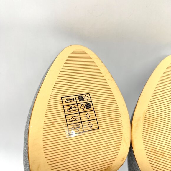 Michael Michael Kors 7.5M Chantal Silver Platforms Pumps Heels Shoes - Picture 10 of 15